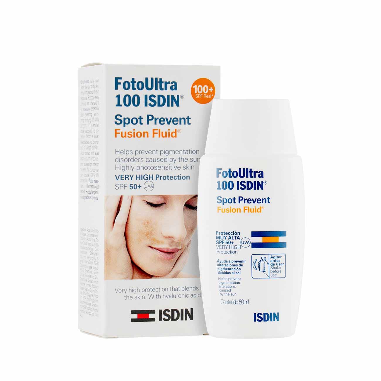 ISDIN FotoUltra 100 Spot Prevent Fusion Fluid SPF50+ - Medaid International