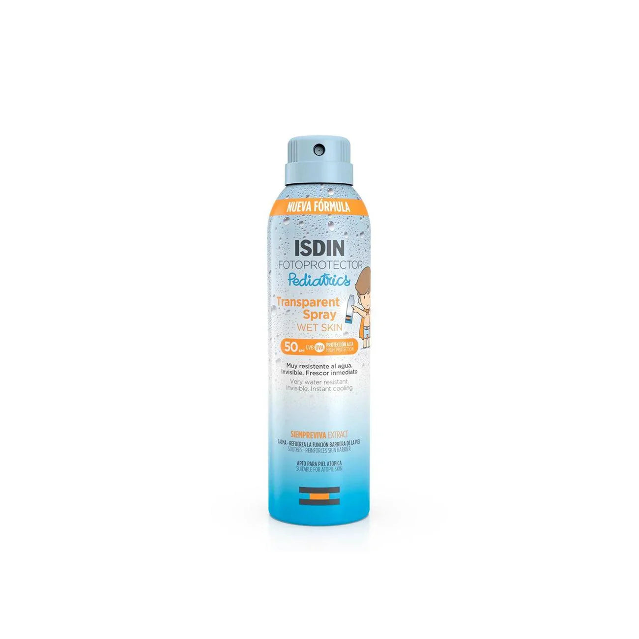 ISDIN Fotoprotector Pediatrics Transparent Spray Wet Skin SPF50+ - Medaid International