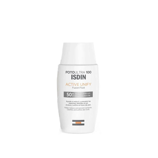 ISDIN FotoUltra 100 Active Unify Fusion Fluid Without Color SPF50+ - Medaid International