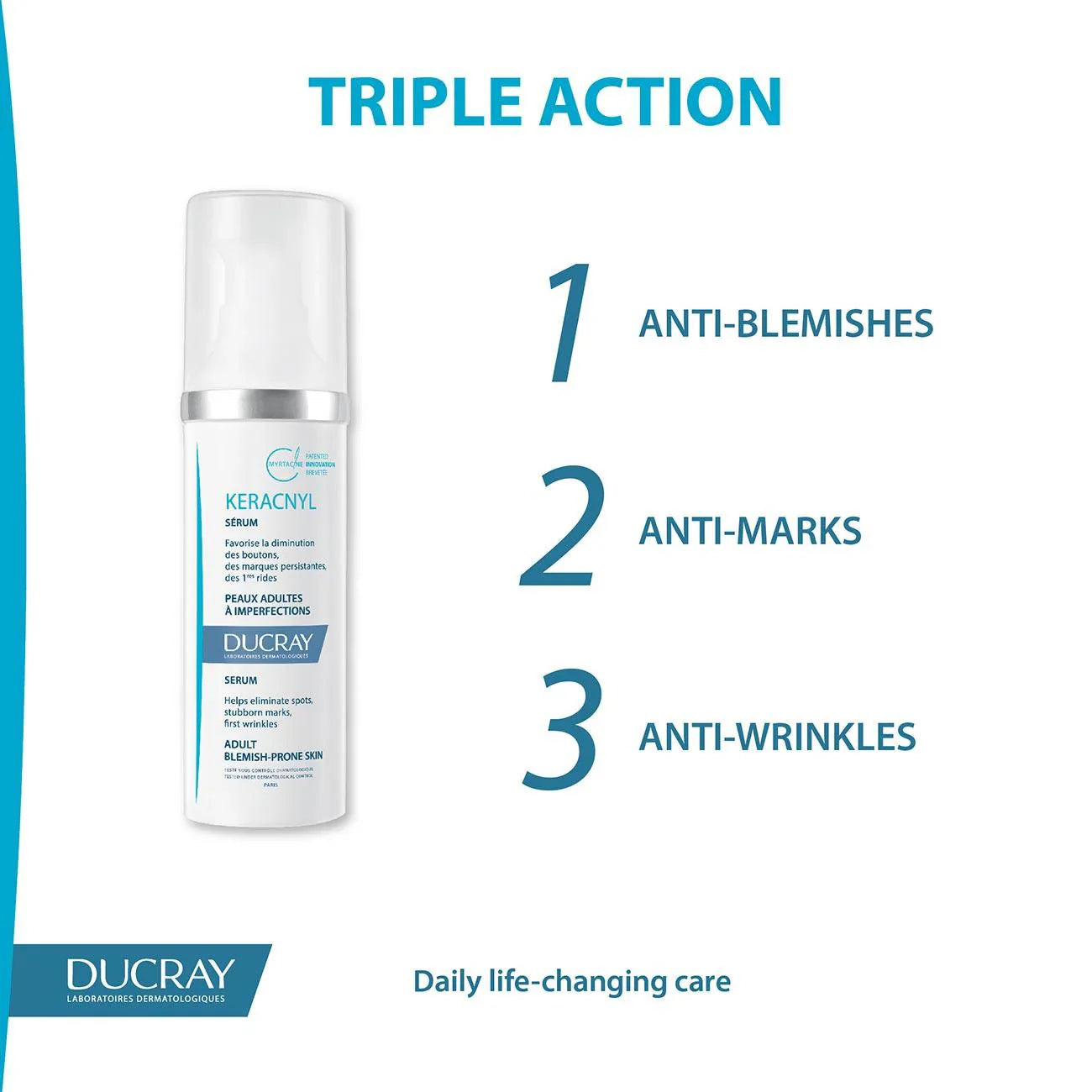 DUCRAY Keracnyl Serum - Adult Belmish-Prone Skin - Medaid International