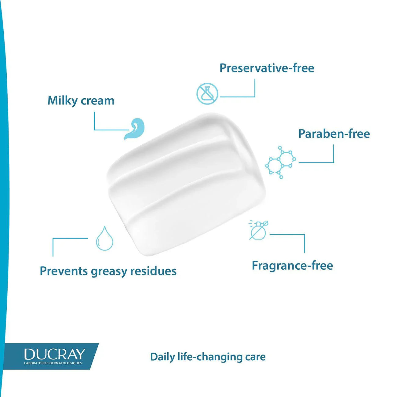 DUCRAY Keracnyl Repair Cream 48H of Hydration - Acne-Prone Skin Using Drying Treatments - Medaid International