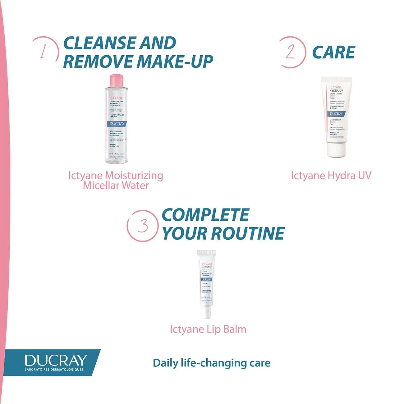 DUCRAY Ictyane Hydra UV Light Face Cream SPF30 - Medaid International