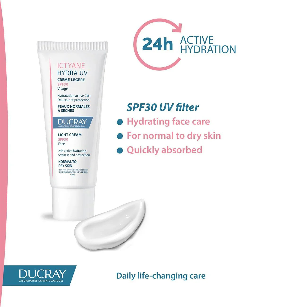 DUCRAY Ictyane Hydra UV Light Face Cream SPF30 - Medaid International