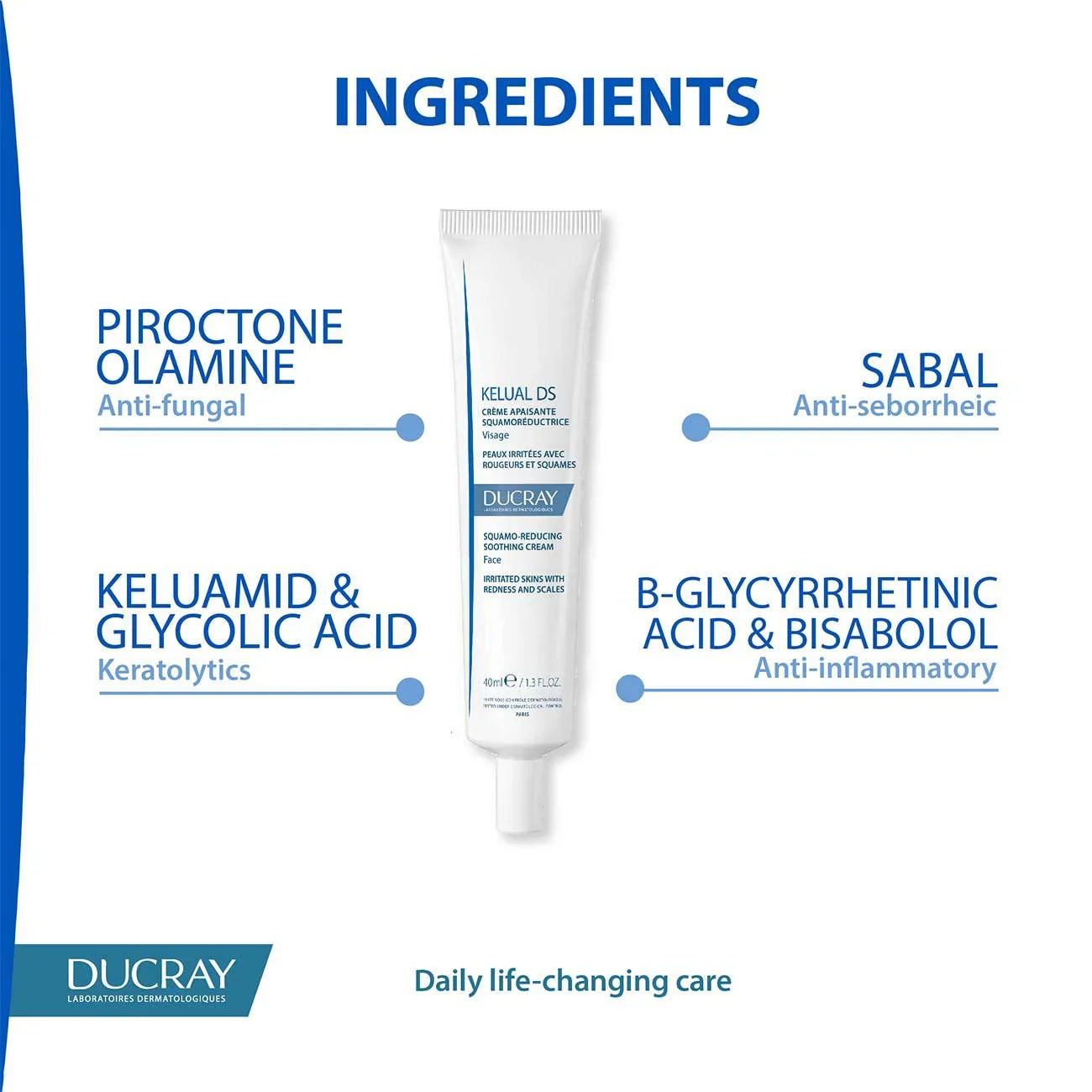 DUCRAY Kelual DS Squamo-Reducing Soothing Cream - Medaid International