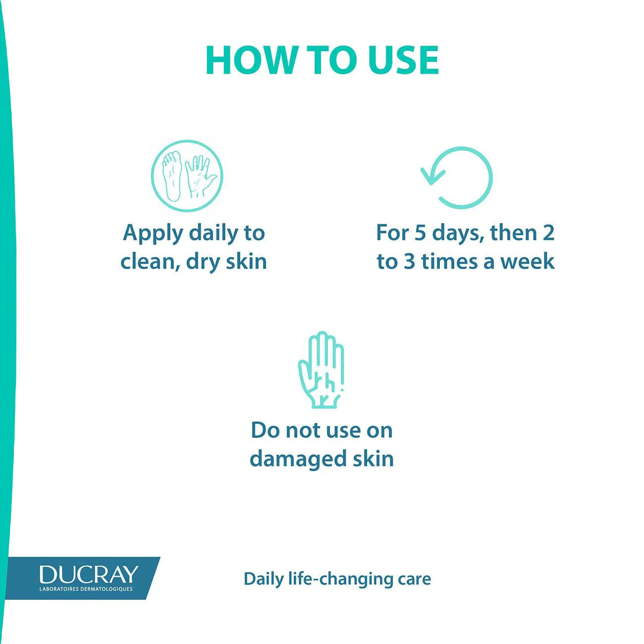 DUCRAY Hidrosis Control Antiperspirant Cream - Hands & Feet - Medaid International