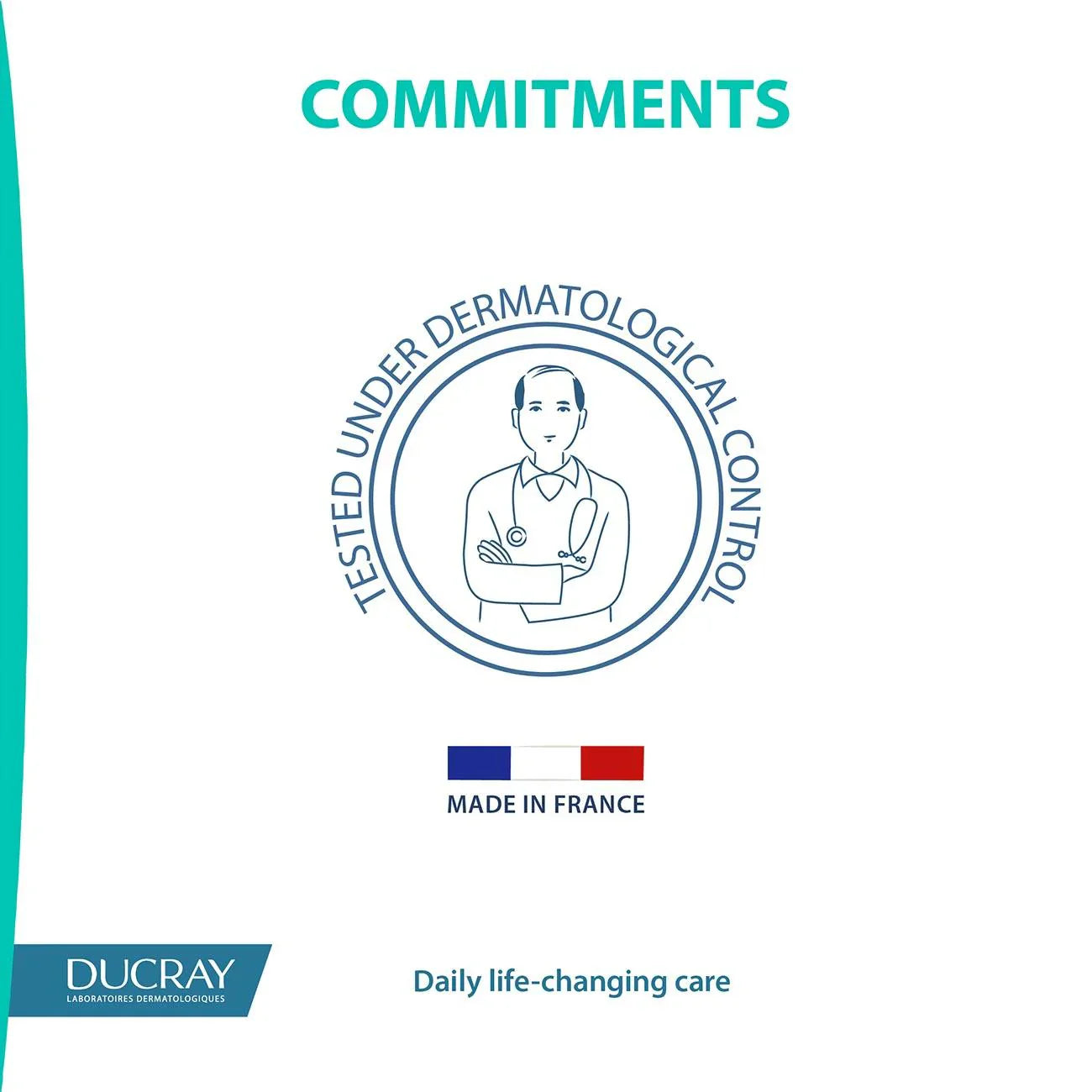 DUCRAY Hidrosis Control Antiperspirant Roll-On 48H Efficacy - Underarms, Excessive Perspiration - Medaid International