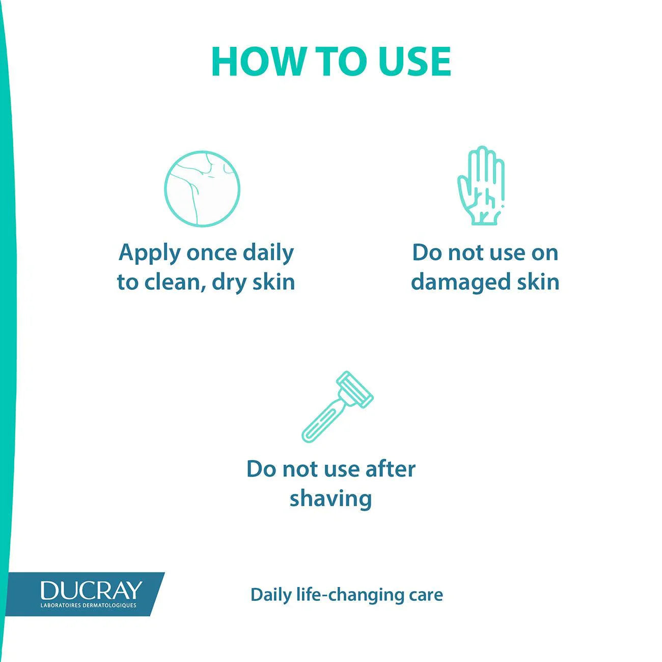 DUCRAY Hidrosis Control Antiperspirant Roll-On 48H Efficacy - Underarms, Excessive Perspiration - Medaid International