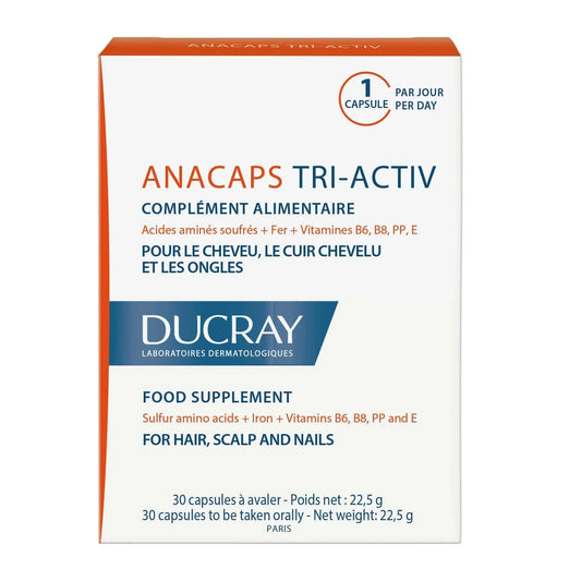 DUCRAY Anacaps Tri-activ 30 capsules - Medaid International