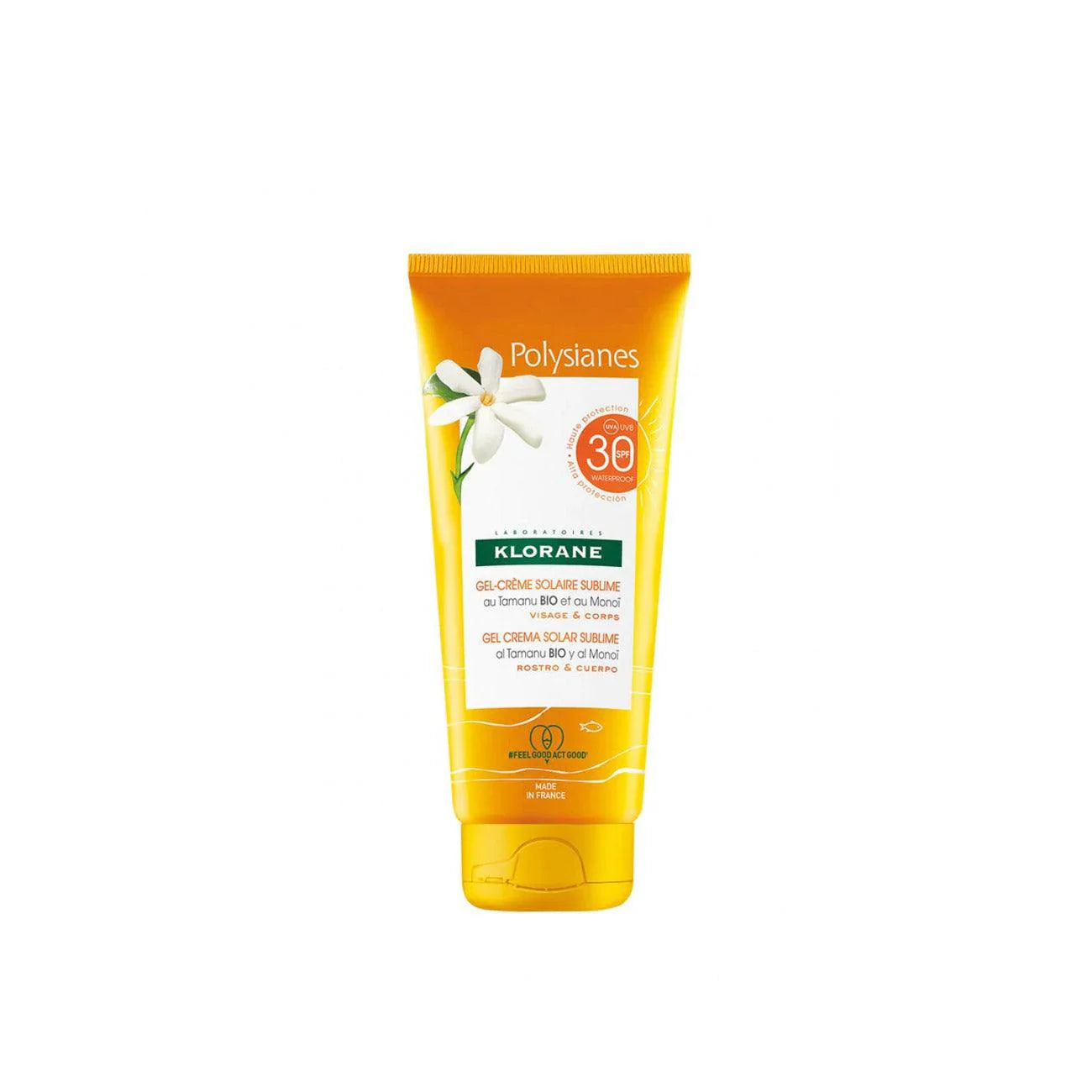 KLORANE Polysianes Sublime Sun Gel-Cream SPF 30 with Organic Monoi and Tamanu - Medaid International