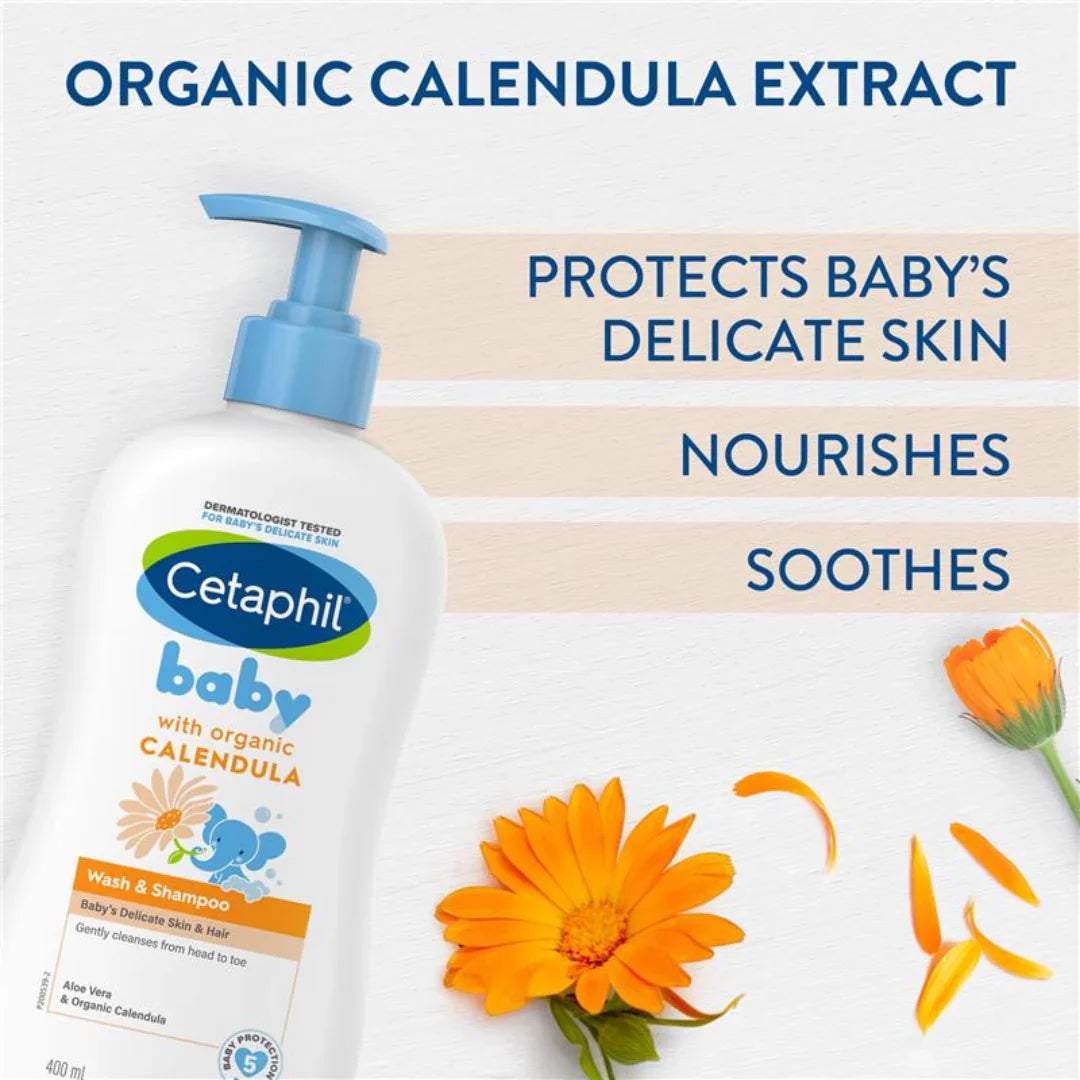 CETAPHIL Baby Calendula Wash & Shampoo - Medaid International