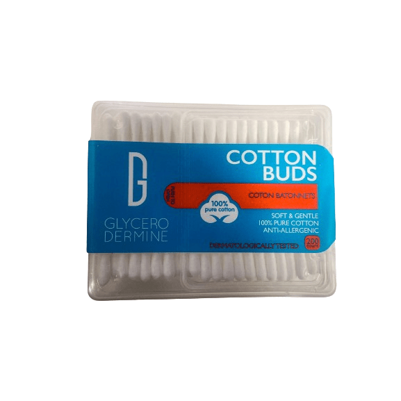 GLYCERO DERMINE COTTON BUDS 200 COUNT - Medaid