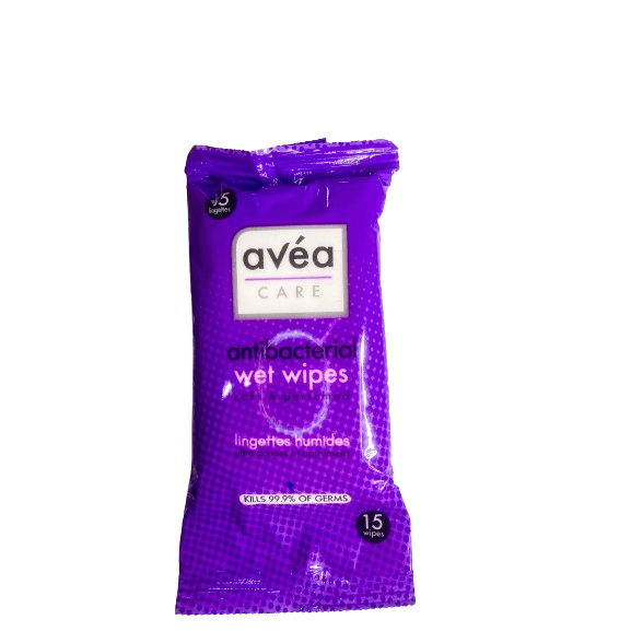 Avea Care Anti-Bacterial Wet Wipes 15 Wipes - Medaid