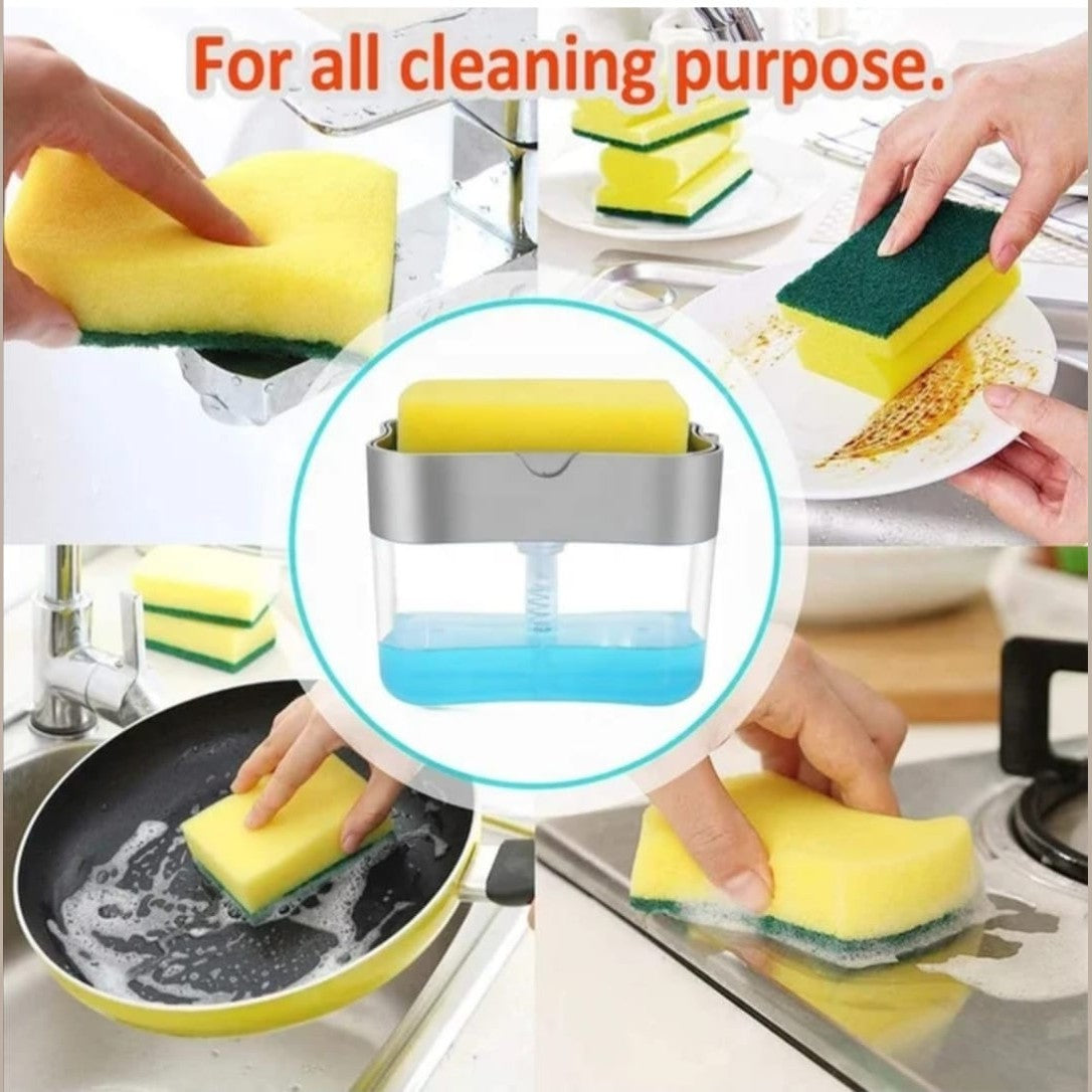 2 in 1 Soap Dispenser and Sponge Holder - Medaid International