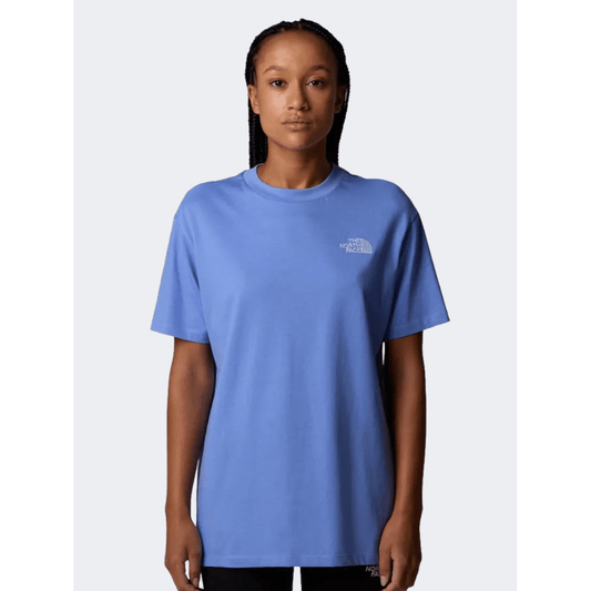 The North Face Essential Oversized Women Lifestyle T-Shirt Virtual Blue - Medaid International