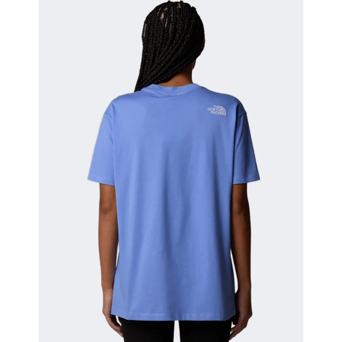 The North Face Essential Oversized Women Lifestyle T-Shirt Virtual Blue - Medaid International