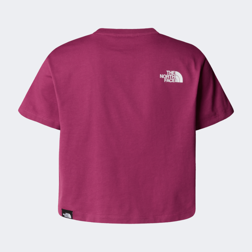 The North Face Crop Easy Girls Lifestyle T-Shirt Cyber Berry - Medaid International