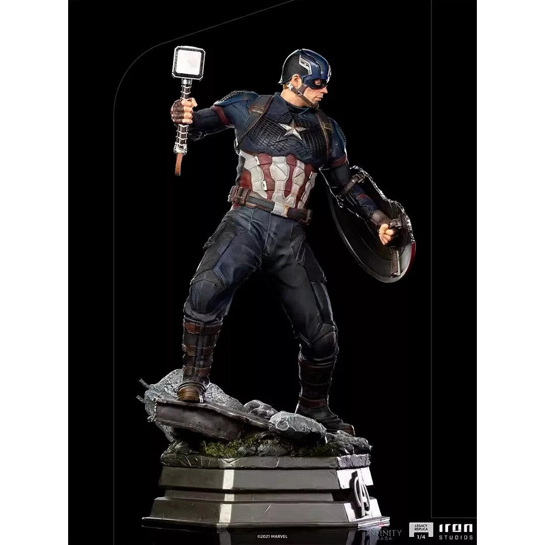 Marvel Captain America - Infinity Saga - Legacy Replica 1/4 - Iron  by Iron Studios - Medaid International