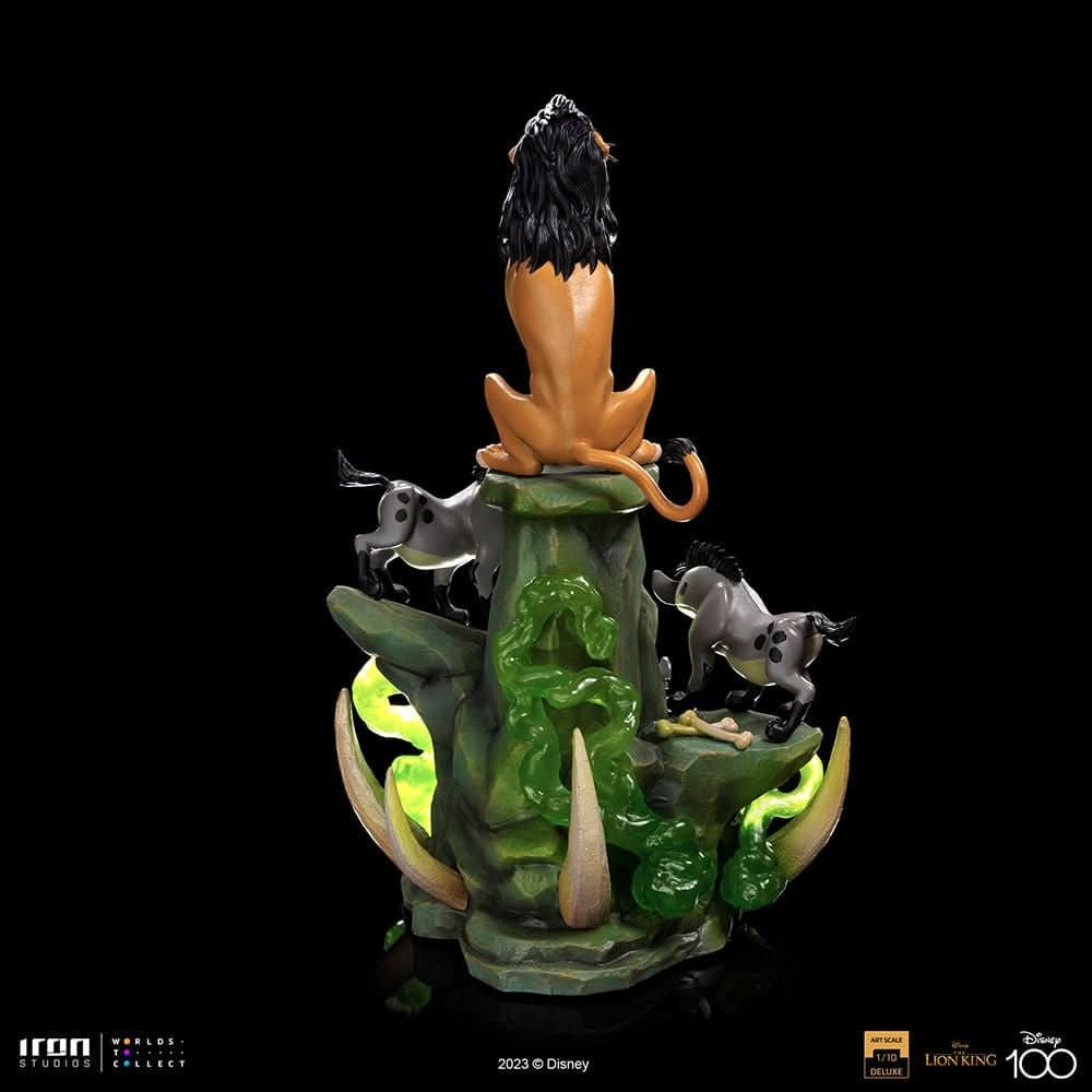 Scar Deluxe - Disney 100Th - The Lion King - Art Scale 1/10  by Iron Studios - Medaid International
