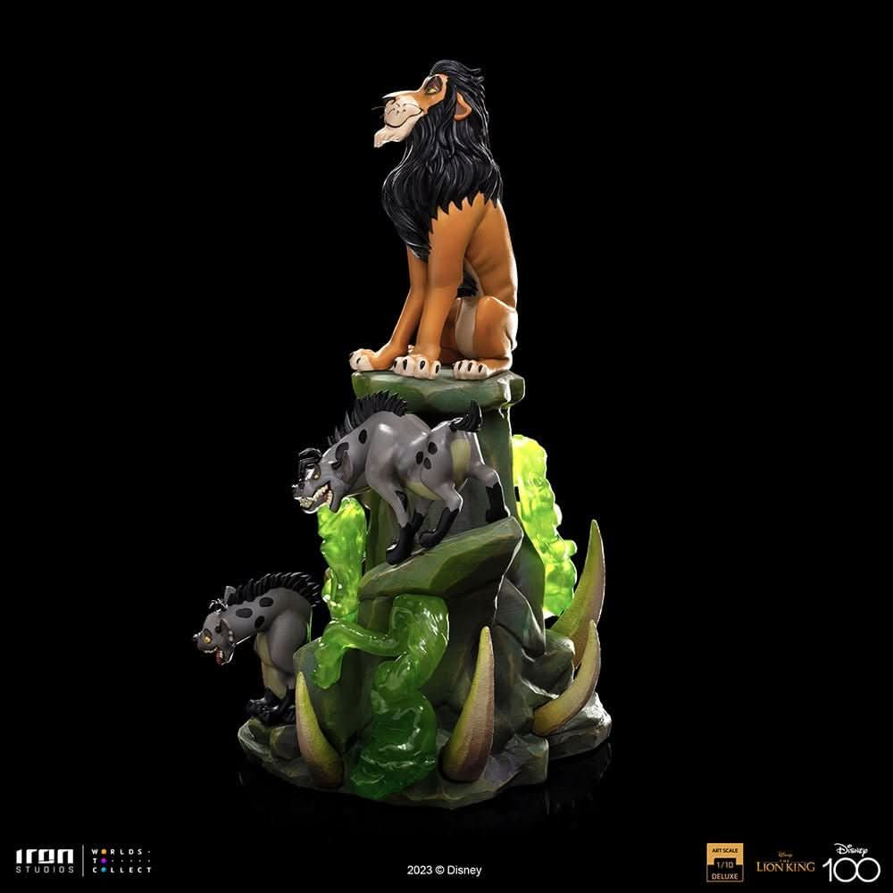 Scar Deluxe - Disney 100Th - The Lion King - Art Scale 1/10  by Iron Studios - Medaid International