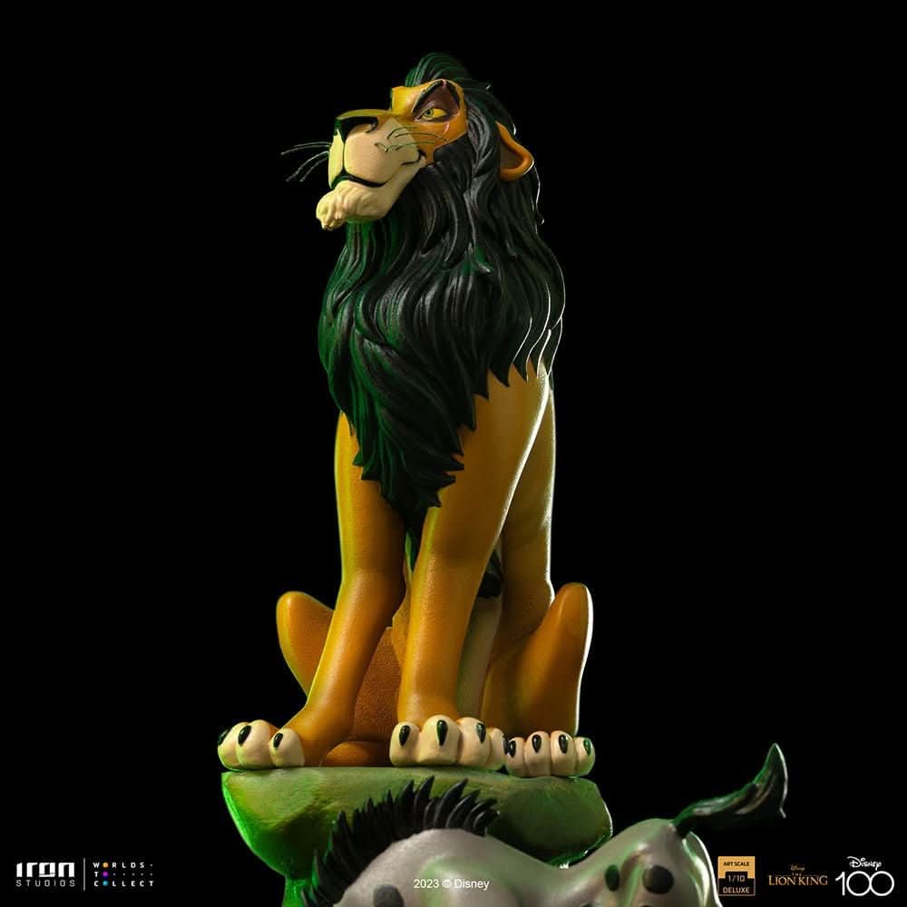 Scar Deluxe - Disney 100Th - The Lion King - Art Scale 1/10  by Iron Studios - Medaid International