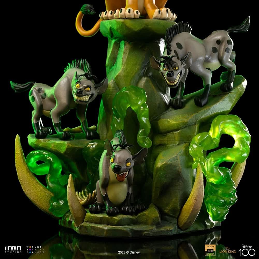 Scar Deluxe - Disney 100Th - The Lion King - Art Scale 1/10  by Iron Studios - Medaid International