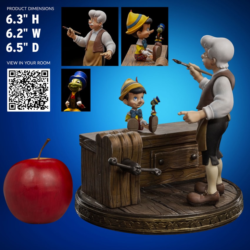 Pinocchio - Disney 100Th - Pinocchio - Art Scale 1/10 - by Iron Studios - Medaid International