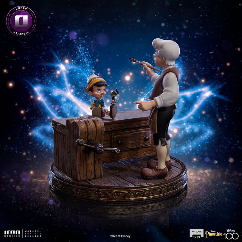 Pinocchio - Disney 100Th - Pinocchio - Art Scale 1/10 - by Iron Studios - Medaid International