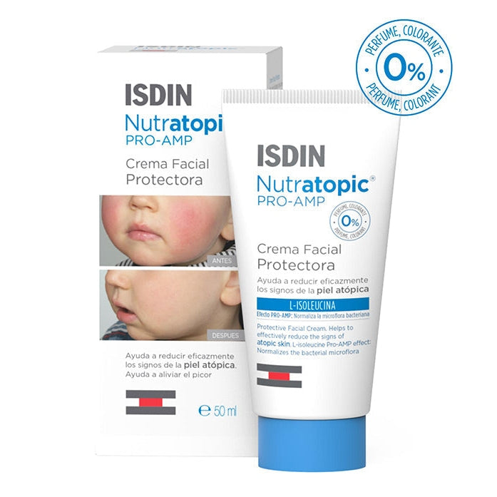 ISDIN Nutratopic Pro-AMP Facial Cream - 50 ml - Medaid - Lebanon