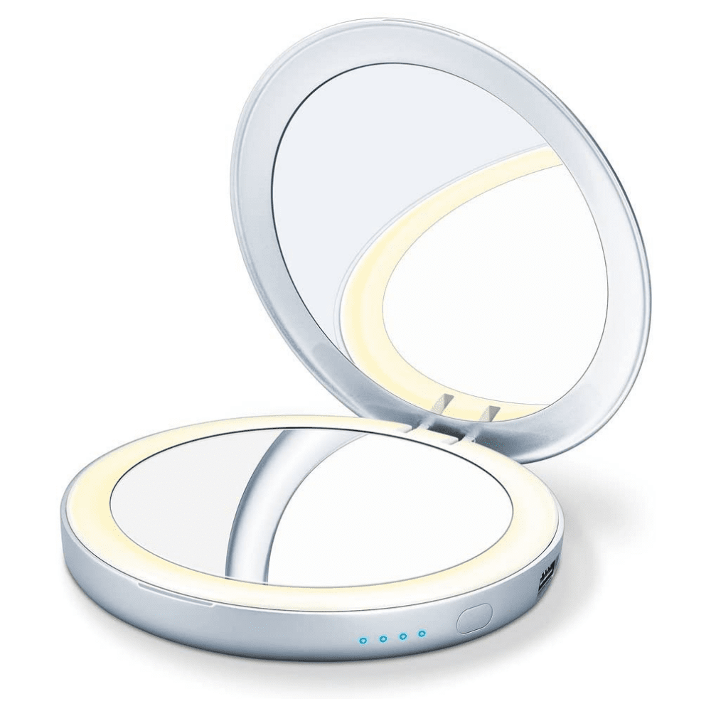 Illuminated Cosmetic Mirror with Power Bank - Medaid International