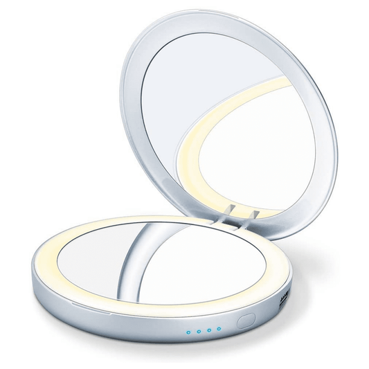 Illuminated Cosmetic Mirror with Power Bank - Medaid International