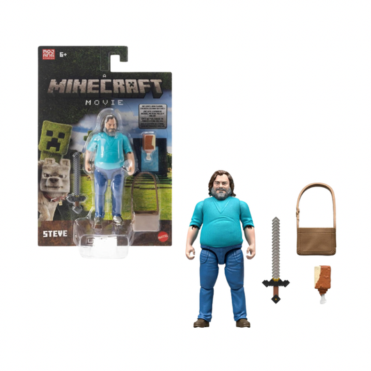 Minecraft Minecraft Movie Figure Steve Toys by Mattel - Medaid International
