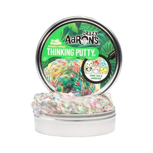 Crazy Aaron's Hide Inside Jumbled Jungle Thinking Putty - Medaid International