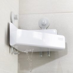 Joseph Joseph EasyStore Corner Shower Shelf with Removable Mirror - Medaid International