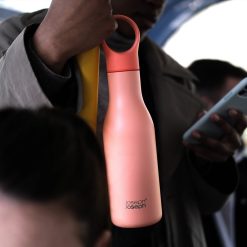 Joseph Joseph Loop™ 500ml Stainless-steel Vacuum Insulated Water Bottle Coral - Medaid International