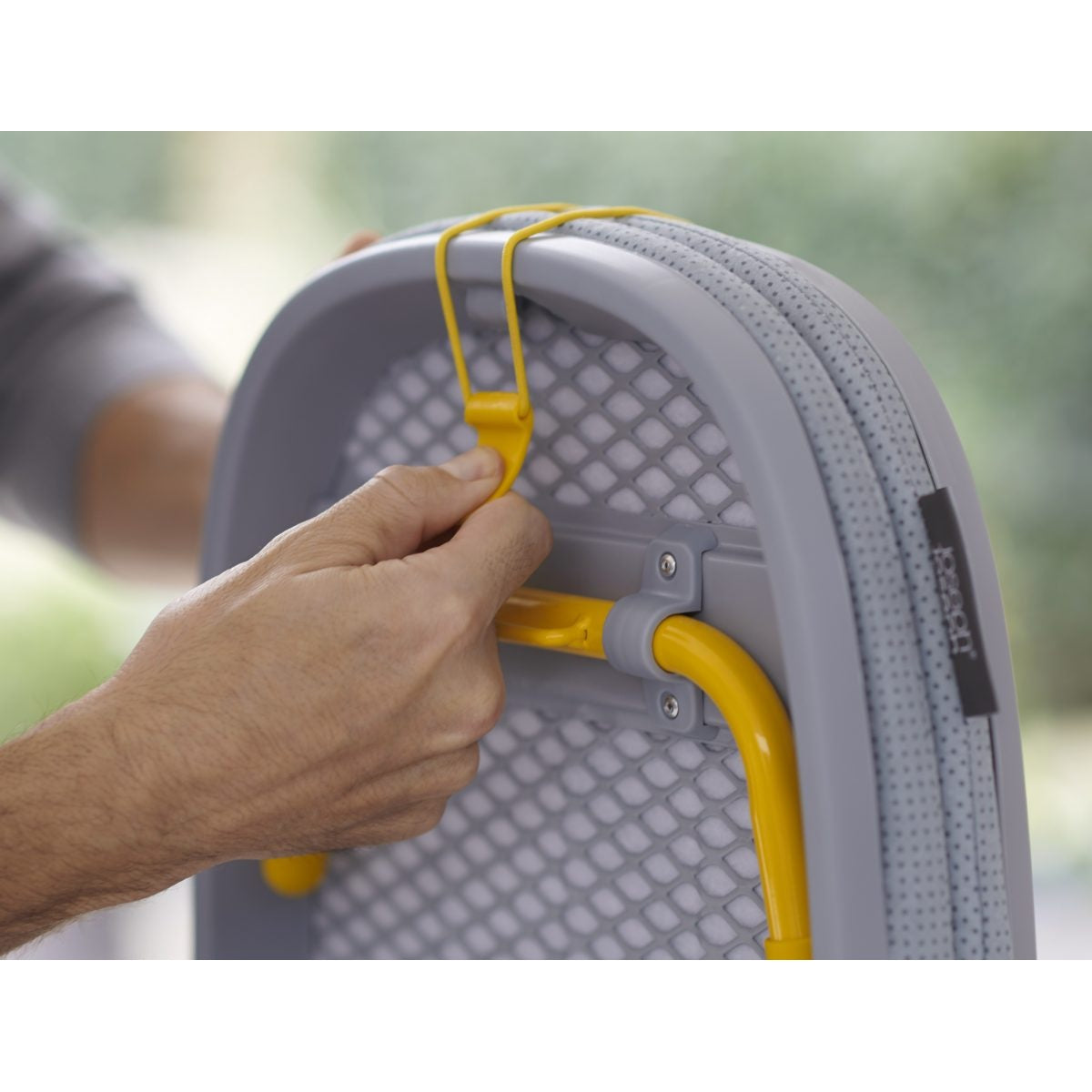 Joseph Joseph Pocket Plus Folding Ironing Board with Advanced Cover Grey Yellow - Medaid International