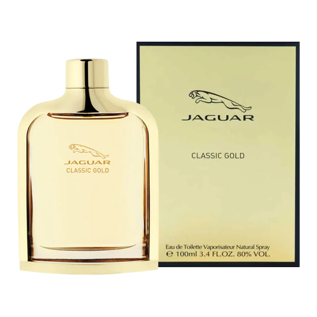 Jaguar Classic Gold Eau De Toilette Pour Homme - 100ml - Medaid