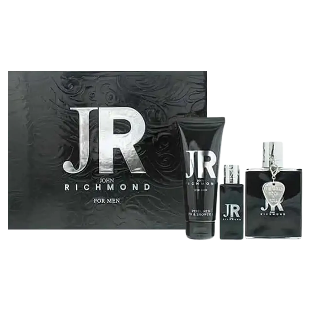 John Richmond JR Eau De Toilette Men's Gift Set - 3Pcs - Medaid