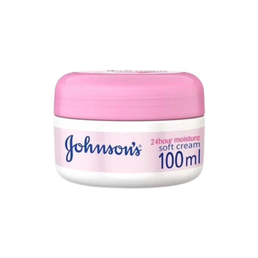 Johnson & Johnson 24 Hour Moisture Soft Cream - 2 Sizes - Medaid