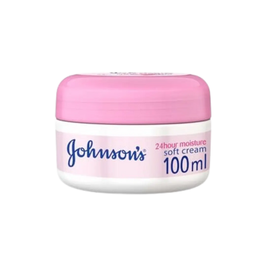 Johnson & Johnson 24 Hour Moisture Soft Cream - 2 Sizes - Medaid