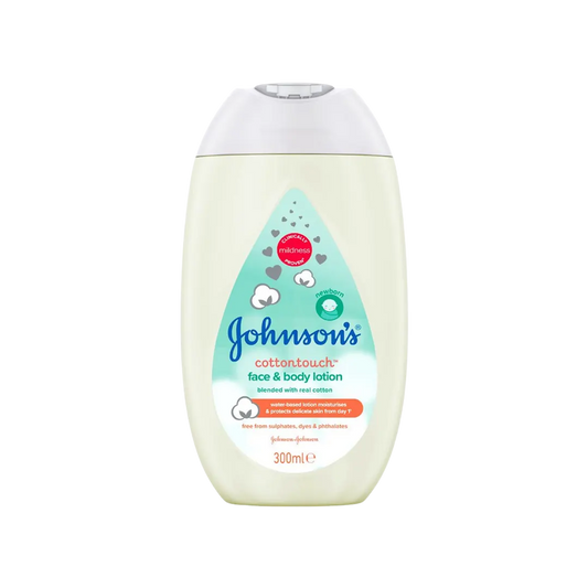 Johnson & Johnson Cotton Touch Face & Body Baby Lotion - 300ml - Medaid