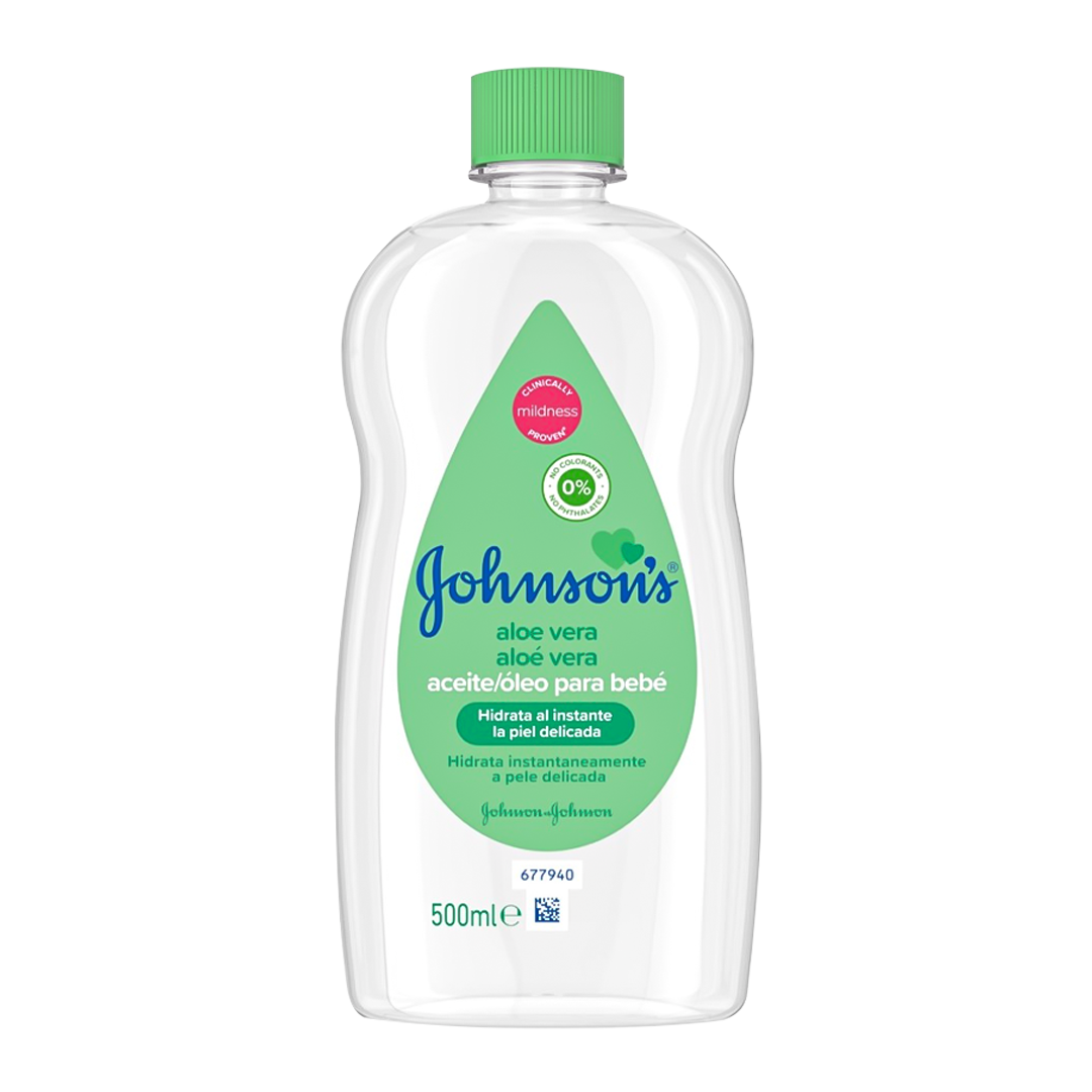 Johnson & Johnson Baby Aloe Vera Oil - 2 Sizes - Medaid