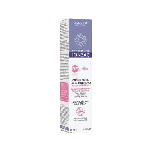 Jonzac Reactive High Tolerance Rich Cream - 40 ml - Medaid