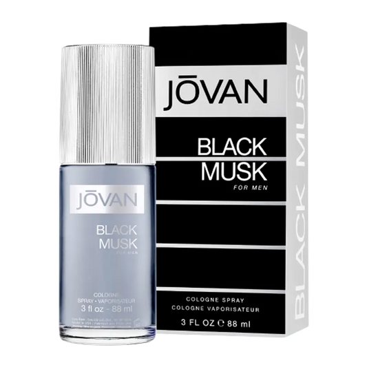 Jovan Black Musk Eau De Cologne Pour Homme - 88ml - Medaid