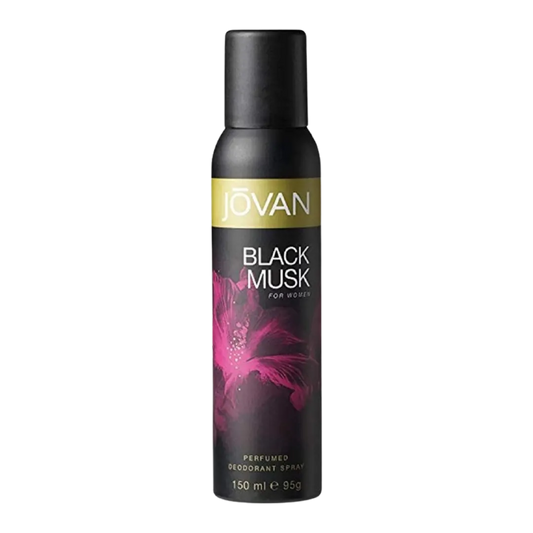 Jovan Black Musk Perfumed Deodorant For Women - 150ml - Medaid