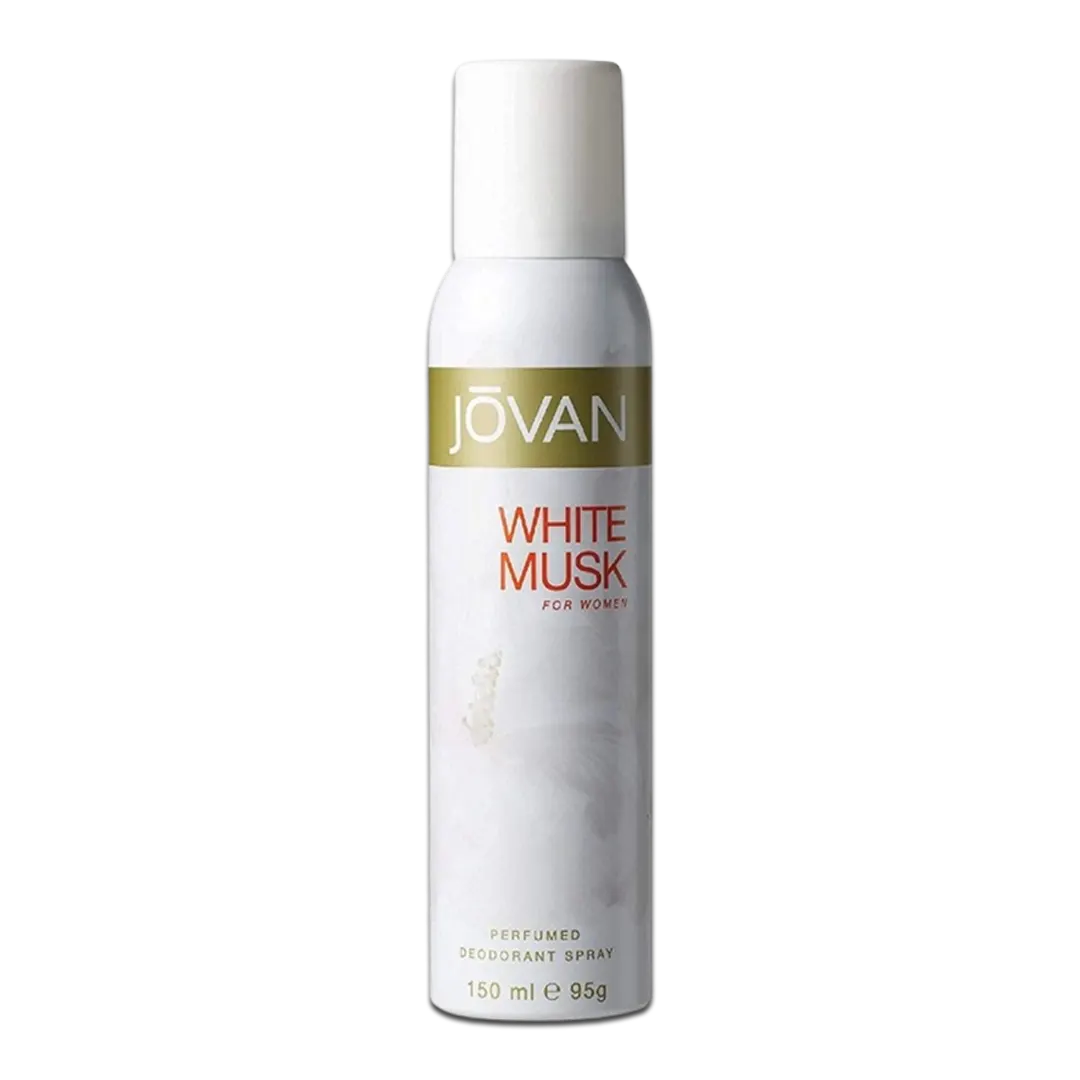 Jovan White Musk Perfumed Deodorant For Women - 150ml - Medaid