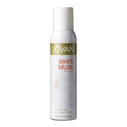 Jovan White Musk Perfumed Deodorant For Women - 150ml - Medaid