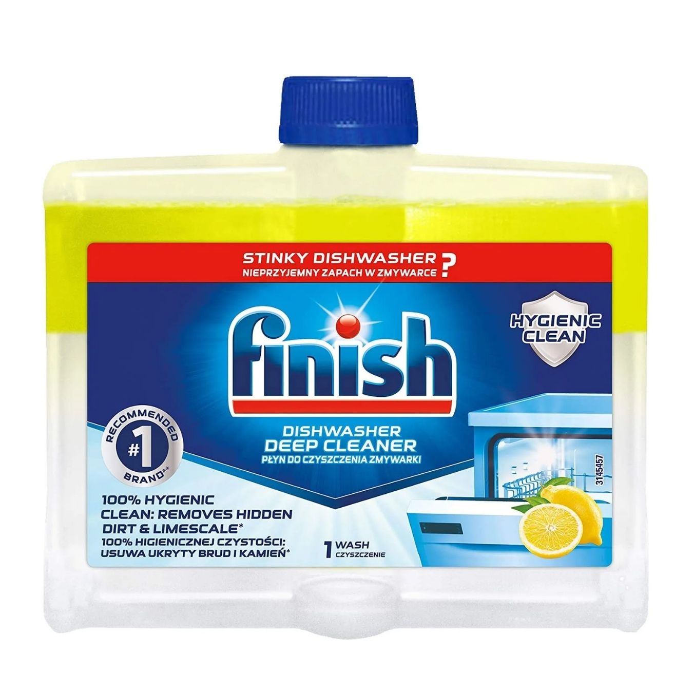 FINISH DISHWASHER CLEANER LEMON 250ml - Medaid International