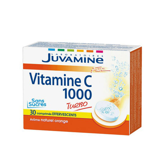 Juvamine Vitamin C 1000mg - 30 Effervescent Tablets - Medaid