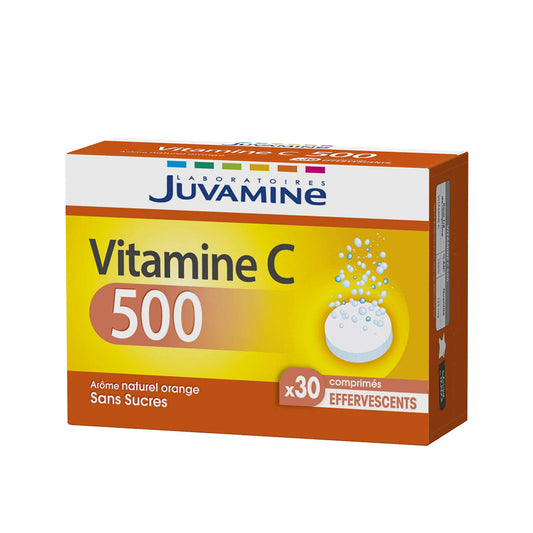 Juvamine Vitamin C 500mg - 30 Effervescent Tablets - Medaid