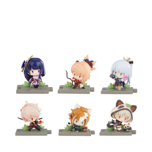 Genshin Impact Gallant Statues of the Battlefield Trading Figures (1 Random) - Medaid International